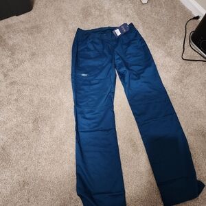 Cherokee womens scrub pants size medium TALL teal blue.  never worn